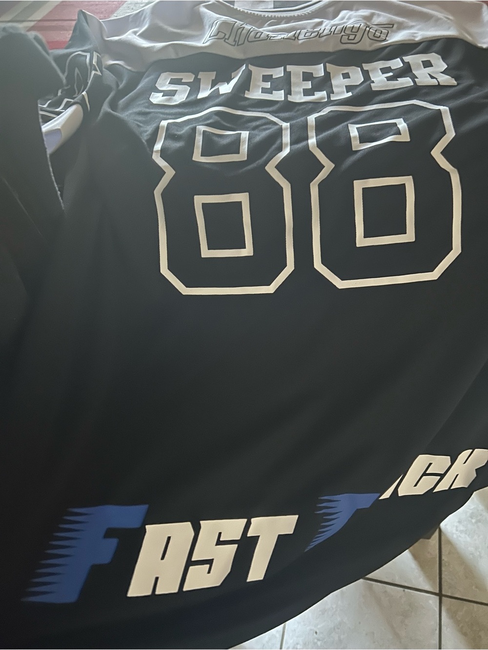 Speed Racing Men's Black Graphic Jersey - RPM - Picture 5 of 8